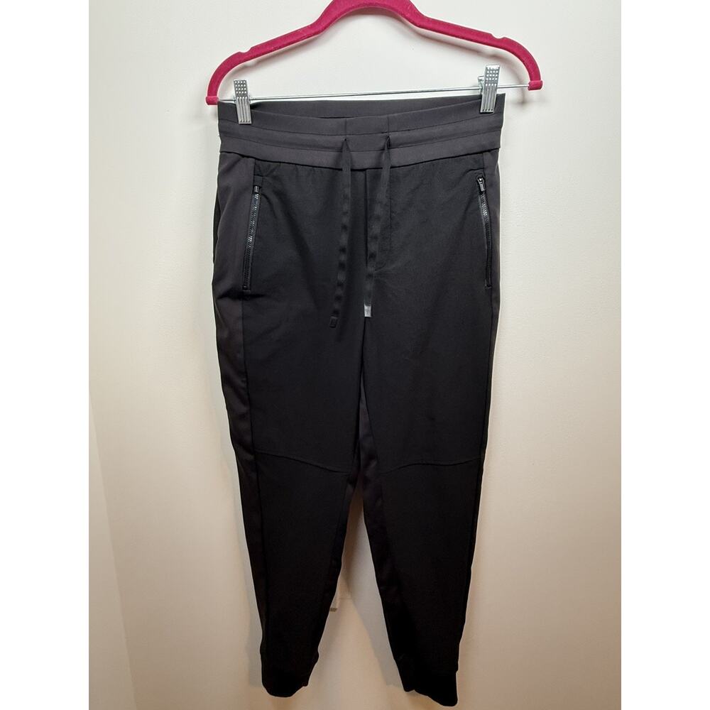 ATHLETA Headlands Hybrid Trek Jogger Pants Black Travel Hiking Size 4 Athleisure
